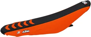 BLACKBIRD RACING DOUBLE GRIP 3 SEAT COVER ORANGE/BLACK