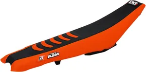 BLACKBIRD RACING DOUBLE GRIP 3 SEAT COVER ORANGE/BLACK