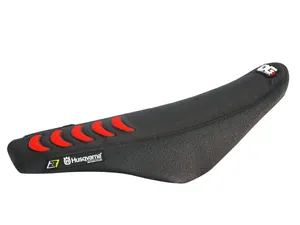BLACKBIRD RACING DOUBLE GRIP 3 SEAT COVER BLACK/RED