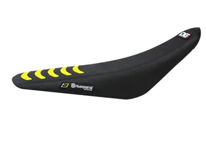 BLACKBIRD RACING DOUBLE GRIP 3 SEAT COVER BLACK/YELLOW
