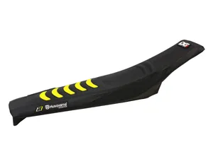 BLACKBIRD RACING DOUBLE GRIP 3 SEAT COVER BLACK/YELLOW