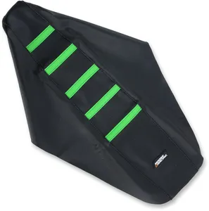MOOSE OFFROAD HARD-PARTS RIBBED SEAT COVER BLACK/GREEN