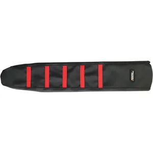 MOOSE OFFROAD HARD-PARTS RIBBED SEAT COVER BLACK/RED