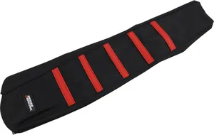 MOOSE OFFROAD HARD-PARTS SEAT COVER RIBBED HON RED