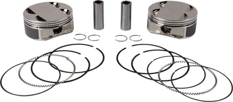S&S M8 114" to 128" big bore piston kit. +.010"