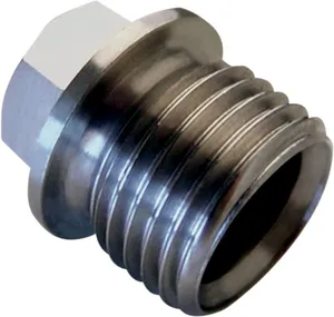 MOOSE OFFROAD HARD-PARTS NON-MAGNETIC DRAIN PLUG ZIP-TY SILVER KTM