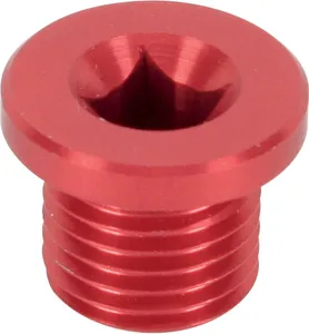 MOOSE OFFROAD HARD-PARTS MAGNETIC DRAIN PLUG ZIP-TY RED HUSQVARNA