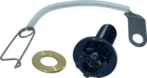 PSR DRAIN PLUG 10X1.5X22 BLACK