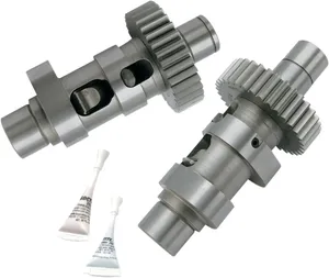 S&S 640 Easy Start Camshaft Kit<br><ul><li>Allows for easy start by initially reducing crank compression, but once the engine starts and rpm increases, the compression release lobe is centrifugally retracted and the engine runs normally, with full compression, and without any loss in performance</li><li>Intended for 95"/96"/103" and 110" engines with compression ratios between 10.5:1 and 11.5:1; strongest 3000 rpm - 6000 rpm range</li><li>Made in the USA</li><li>Installer must check coil bind, valve-to-valve clearance and valve-to-piston clearance.</li><li>Not for models with OEM compression releases.</li><li>High-lift springs and adjustable pushrods required.</li></ul>