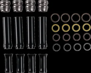 Arlen Ness PUSHROD TUBE COVERS 10G TITANI