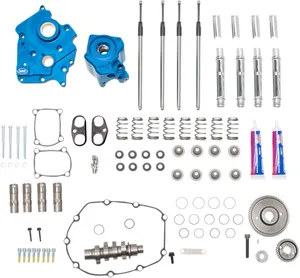 S&S CAM CHEST KIT BLK PUSH TUBES