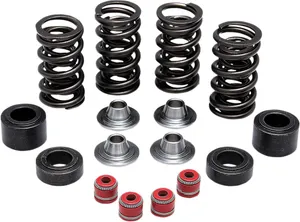 KIBBLEWHITE SPRING KIT RACING TITANIUM RETAINER