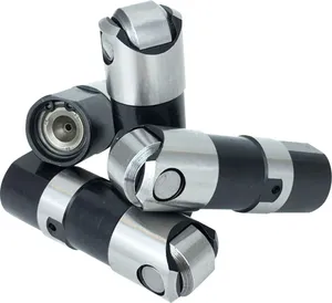 Race Series® Full-Travel Hydraulic Lifters<br><ul><li>Full-travel hydraulic lifters made from machined steel designed with .200" of travel</li><li>Exceed the needs of large-lift camshafts and higher spring pressures with a slower bleed-down rate</li><li>Maintain proper and critical oil flow to valves, springs, rockers, shafts and valve guides</li><li>Increases engine RPM and valvetrain stability; decreases valve float for maximum valve lift</li><li>Recommended for both strip and performance street engines</li><li>Made in the USA</li><li>High-volume oil pump recommended.</li><li>Recommended for engines running higher than 185 lb (84 kg) valve spring seat pressure.</li></ul><br>Must check clearance on front exhaust lifter to camshaft flange fit.
Oversize +0.0015" outer diameter.