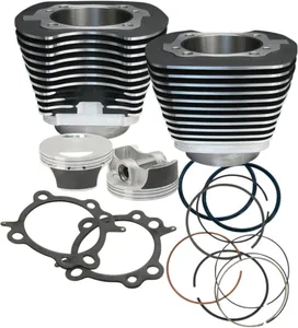 S&S CYLINDER KIT 106 TC BLK