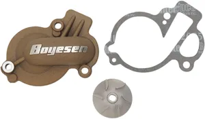 BOYESEN WATER PUMP COVER & IMPELLER KIT SUPERCOOLER ALUMINUM NATURAL