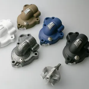 BOYESEN WATER PUMP COVER & IMPELLER KIT SUPERCOOLER ALUMINUM BLUE