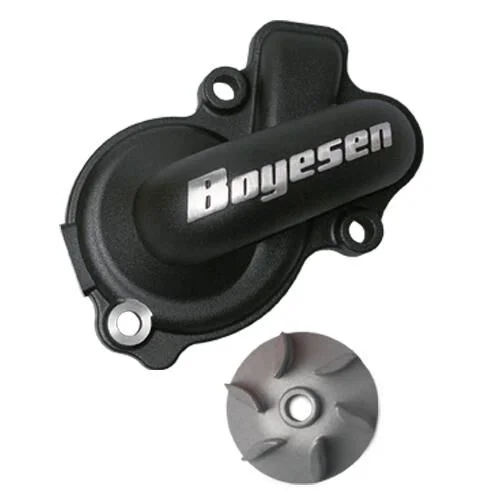BOYESEN WATER PUMP COVER & IMPELLER KIT SUPERCOOLER ALUMINUM BLACK