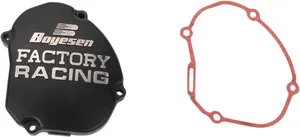 BOYESEN IGNITION COVER FACTORY RACING ALUMINUM REPLACEMENT BLACK