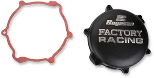 BOYESEN CLUTCH COVER FACTORY RACING ALUMINUM REPLACEMENT BLACK