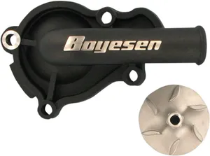 BOYESEN WATER PUMP COVER & IMPELLER KIT SUPERCOOLER ALUMINUM BLACK