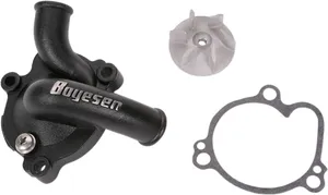 BOYESEN WATER PUMP COVER & IMPELLER KIT SUPERCOOLER ALUMINUM BLACK