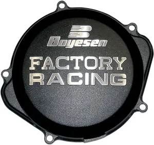 BOYESEN CLUTCH COVER FACTORY RACING ALUMINUM REPLACEMENT BLACK