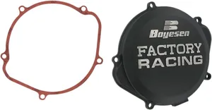 BOYESEN CLUTCH COVER FACTORY RACING ALUMINUM REPLACEMENT BLACK