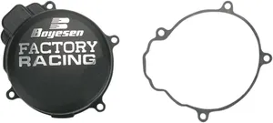BOYESEN IGNITION COVER FACTORY RACING ALUMINUM REPLACEMENT BLACK