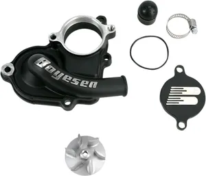 BOYESEN WATER PUMP COVER & IMPELLER KIT SUPERCOOLER ALUMINUM BLACK
