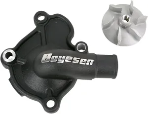 BOYESEN WATER PUMP COVER & IMPELLER KIT SUPERCOOLER ALUMINUM BLACK