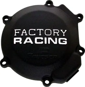 BOYESEN IGNITION COVER FACTORY RACING ALUMINUM REPLACEMENT BLACK