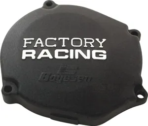 BOYESEN IGNITION COVER FACTORY RACING ALUMINUM REPLACEMENT BLACK