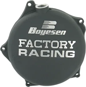 BOYESEN CLUTCH COVER FACTORY RACING ALUMINUM REPLACEMENT BLACK