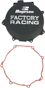 BOYESEN CLUTCH COVER FACTORY RACING ALUMINUM REPLACEMENT BLACK