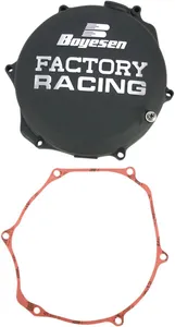 BOYESEN CLUTCH COVER FACTORY RACING ALUMINUM REPLACEMENT BLACK