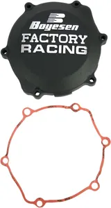 BOYESEN CLUTCH COVER FACTORY RACING ALUMINUM REPLACEMENT BLACK
