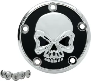 Drag Specialties COVER POINT CHSKULL 5HOLE