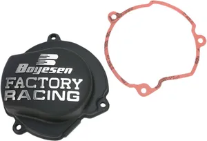 BOYESEN IGNITION COVER FACTORY RACING ALUMINUM REPLACEMENT POWDER-COATED BLACK