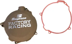 BOYESEN CLUTCH COVER FACTORY RACING ALUMINUM REPLACEMENT POWDER-COATED MAGNESIUM