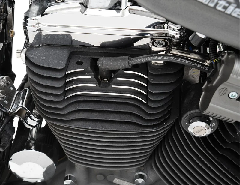 Drag Specialties COVER S/PLG BLK 04-19 XL