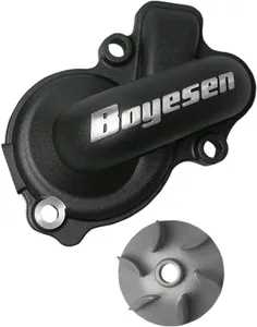 BOYESEN WATER PUMP COVER & IMPELLER KIT SUPERCOOLER ALUMINUM BLACK