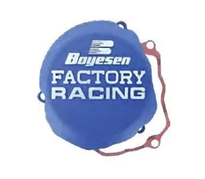 BOYESEN IGNITION COVER FACTORY RACING ALUMINUM REPLACEMENT BLUE