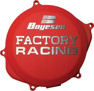 BOYESEN CLUTCH COVER FACTORY RACING ALUMINUM REPLACEMENT RED