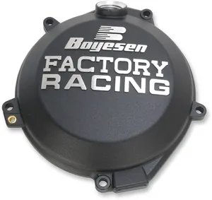 BOYESEN CLUTCH COVER FACTORY RACING ALUMINUM REPLACEMENT BLACK