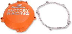 BOYESEN CLUTCH COVER FACTORY RACING ALUMINUM CUSTOM REPLACEMENT POWDER-COATED ORANGE
