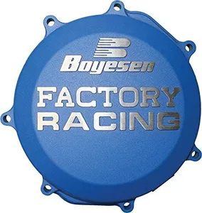 BOYESEN CLUTCH COVER FACTORY RACING ALUMINUM REPLACEMENT BLUE