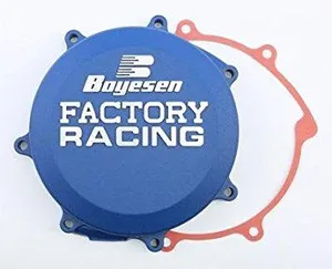 BOYESEN CLUTCH COVER FACTORY RACING ALUMINUM REPLACEMENT BLUE