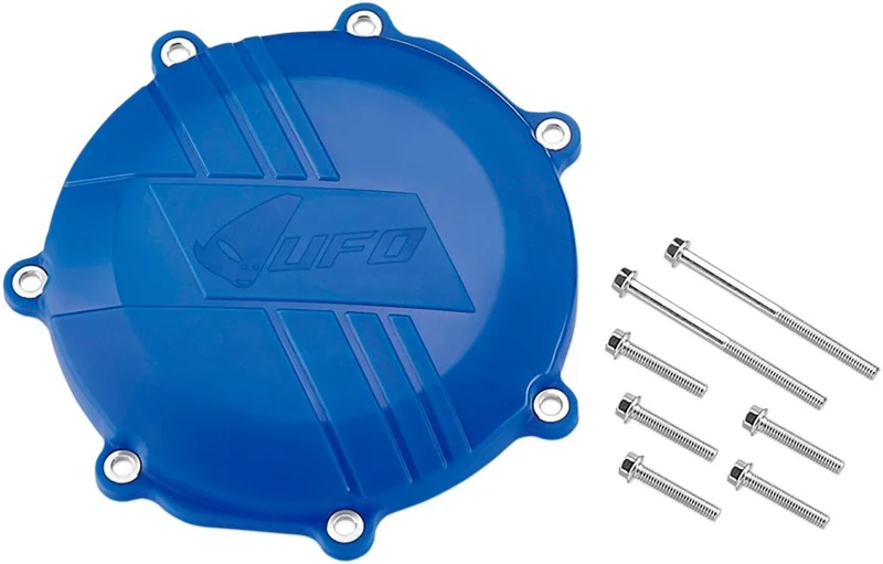 UFO CLUTCH COVER W/MOUNTING KIT YAMAHA YZF/WR 450 BLUE