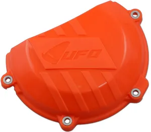 UFO CLUTCH COVER W/MOUNTING KIT KTM ORANGE