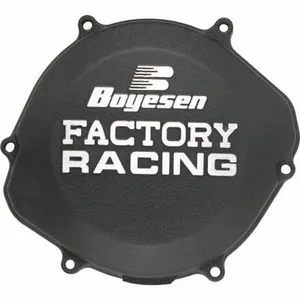 BOYESEN CLUTCH COVER FACTORY RACING ALUMINUM REPLACEMENT BLACK